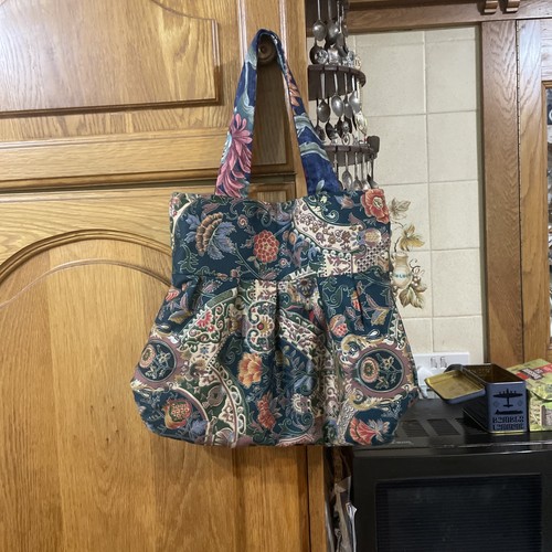 Handmade fabric knitting - knitting, bag