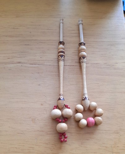 Wood lace bobbins light - lace,