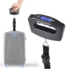 50KG Digital Luggage Scale Travel Portable Handheld Weighing Tool Suitcase Bag