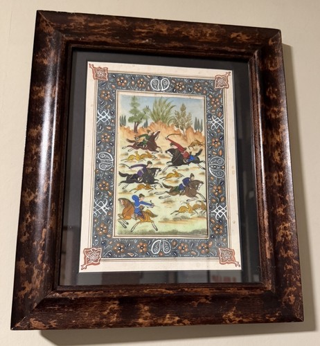 Vintage persian hand painted - persian, hand-painted
