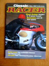 Classic Racer Magazine - Winter 1986/87 Honda 6, AJS 7R, 750 Triumph Twin 