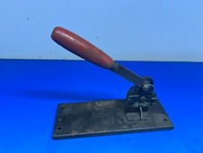 Vintage JUNEERO Patent 441157 cutting & shaping Multi-Purpose Tool on Metal Base