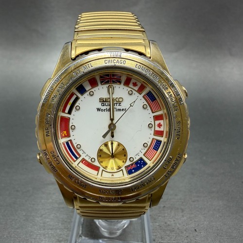 Seiko world timer watch - watch, men