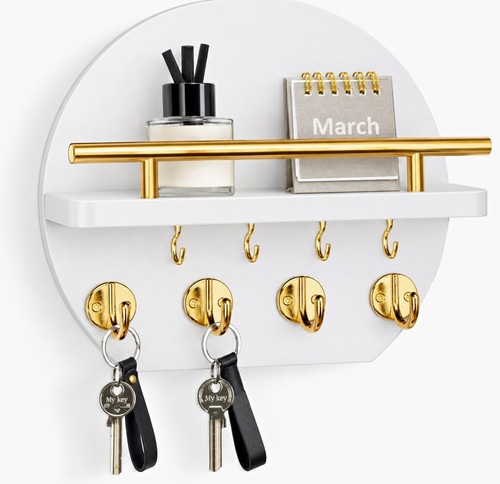 Wall mounted key hook - key,