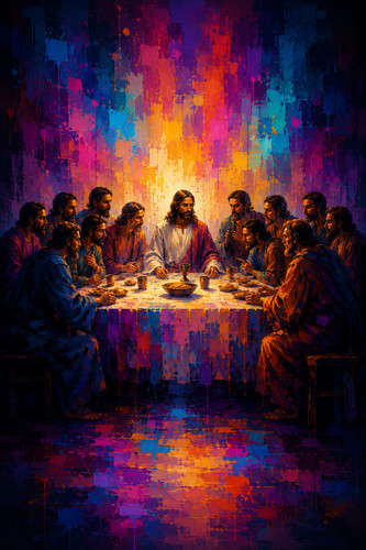 The last supper - the, in