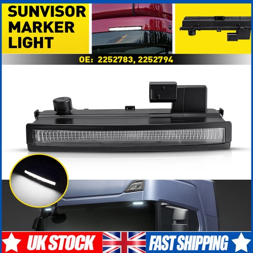 1pcs sunvisor led white - white, marker