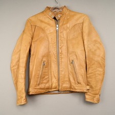 Schott Leather Jacket Mens 36