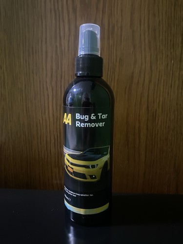 Bug and tar car removal - removal, spray