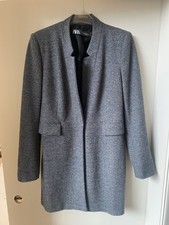 Zara Grey Blazer Women Size