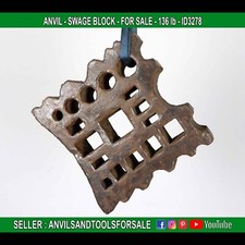 ANVIL - SWAGE BLOCK - 136 lb - ID3278