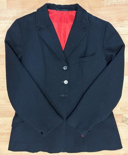 Vintage ladies black wool - black,