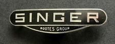 SINGER GAZELLE VINTAGE ROOTES GROUP ENAMEL RADIATOR GRILLE CAR BADGE EMBLEM