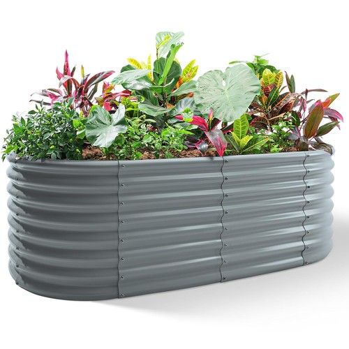 Galvanized raised garden - galvanized, bed