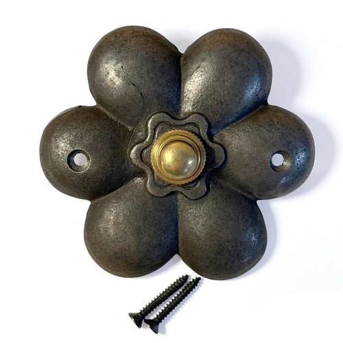 Victorian cast iron flower - victorian,