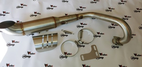 Short exhaust muffler for - ,