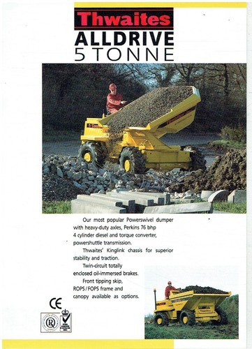 Thwaites tonne alldrive - thwaites,