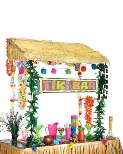 Hawaiian tiki bar hut summer - tiki,