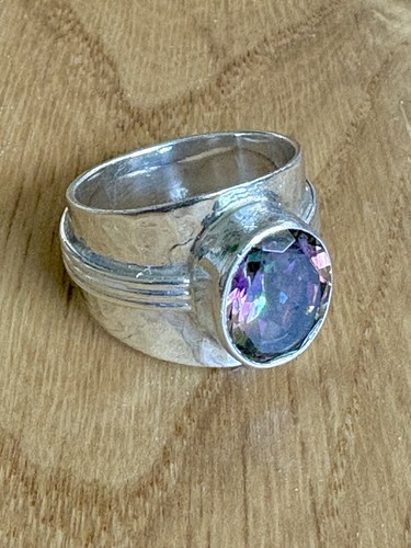 Heavy solid 925 silver chunky - silver,