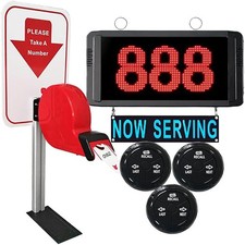 Queue Calling System Restaurant Pager Waiting Number Calling System for Cafe