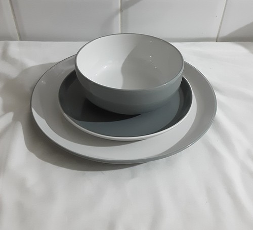Tesco home aura grey stoneware - grey,