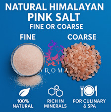 100% Natural Pink Himalayan Salt Coarse or Fine Natural Pure 10g - 5kg FREE P&P