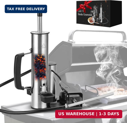 Electric smoker generator - smoker, hot