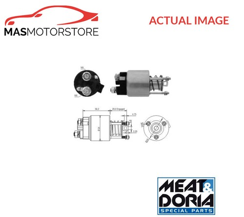 Starter solenoid switch - starter,
