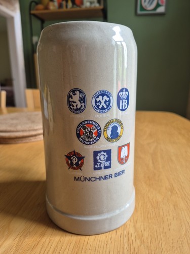 Münchner bier litre ceramic - 1,