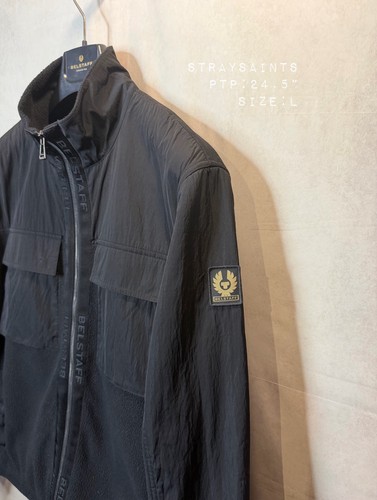 Belstaff halstead black fleece - black,