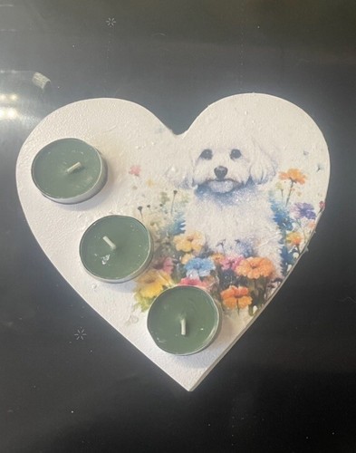 Heart shaped tea light - x,