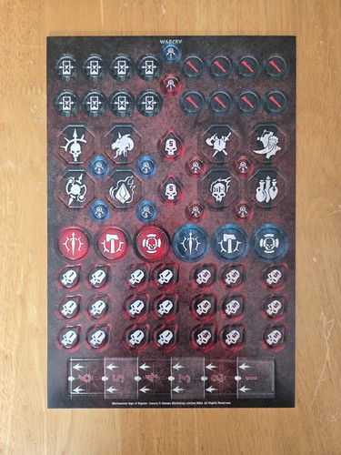 Warcry tokens warhammer - warcry,
