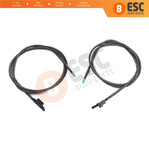 Sunroof glass cable set - glass, left