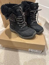 UGG Adirondack Waterproof Exotic Leopard Print Winter Boot UK Size 3 EU 36 Boxed
