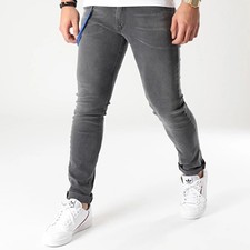 NEW REPLAY Titanium Skinny Fit Men's Jeans Mid Grey Bottoms BNWT