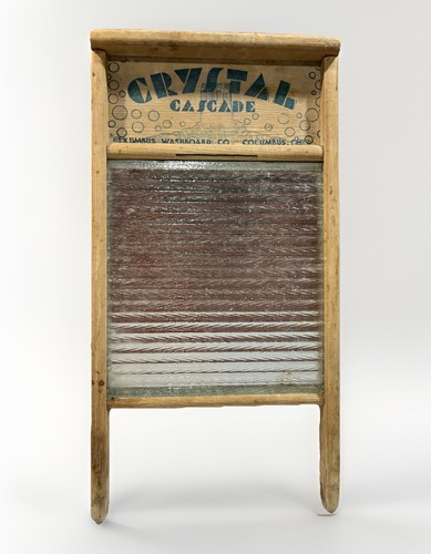 Vintage glass wash board - vintage,