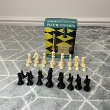 Large Vintage Plastic Chess