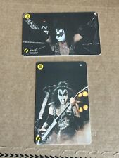 2 X KISS  PHONE CARDS SWIFT NEW VERY RARE! CONSECUTIVE NUMBERS