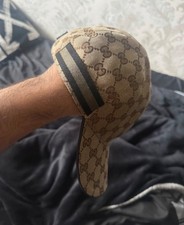 gucci baseball cap black gold