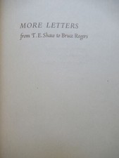 T E Lawrence / MORE LETTERS