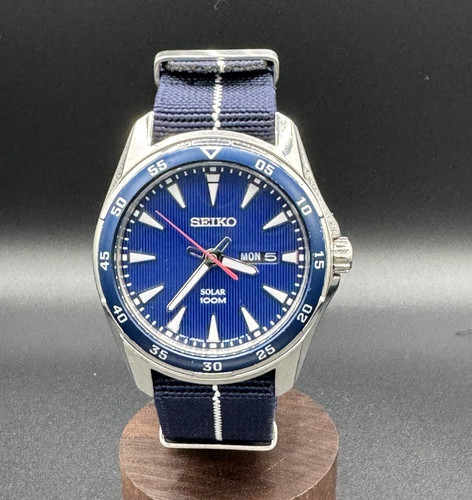 Seiko solar men blue - seiko,