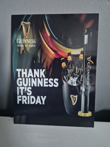 Guinness metal tin wall sign - guinness,