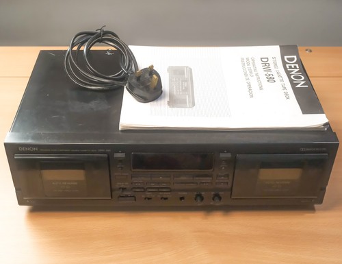Denon drw 580 double cassette - denon, drw-580