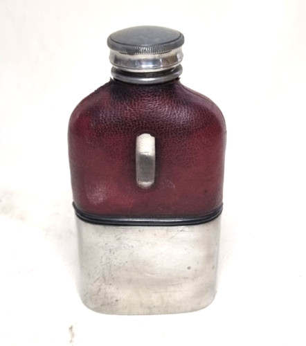 Antique small hip flask james - small,