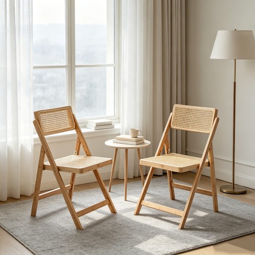 Set rustic chair - of, bamboo