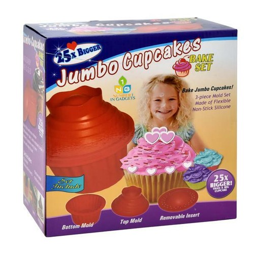 New jumbo cupcakes bake set - new,