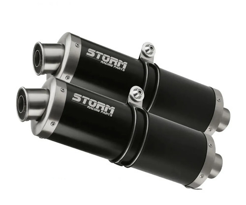 Exhaust storm mivv black - storm,