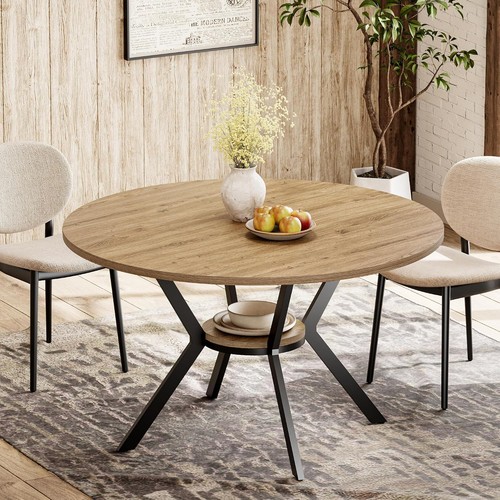 Farmhouse round kitchen table - farmhouse,
