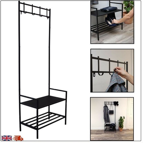 Metal coat rack - rack, 2-tier