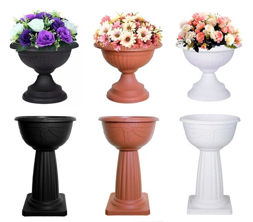 Grecian style urn planter pot - urn,