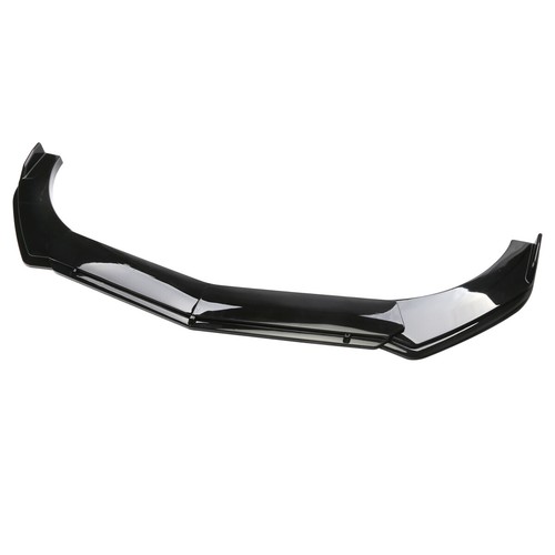 Black front bumper lip body - lip,